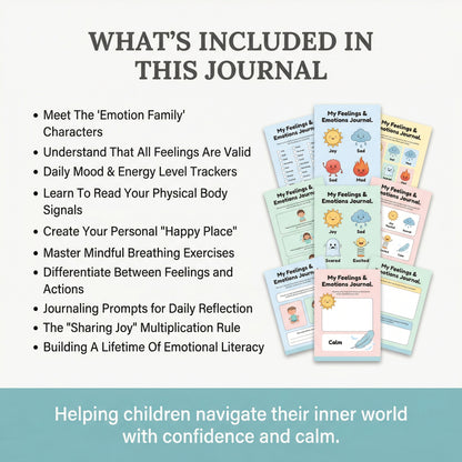 My Feelings & Emotions Journal – Understanding My Heart