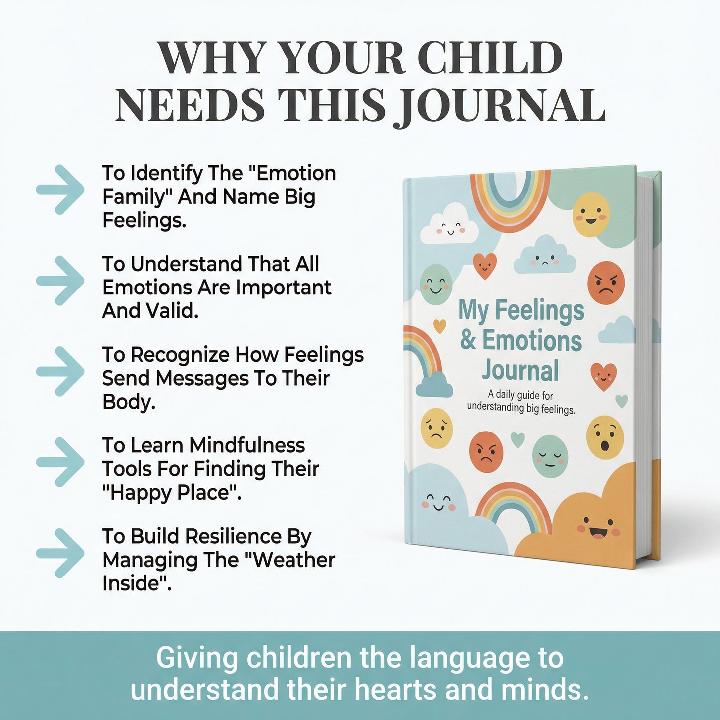 My Feelings & Emotions Journal – Understanding My Heart